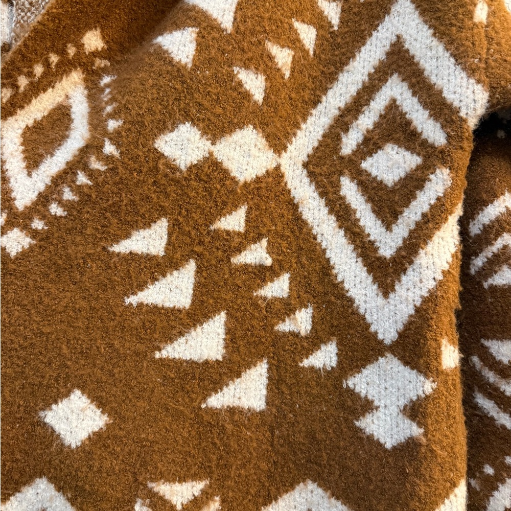 Western Aztec Pattern Cardigan - image 3